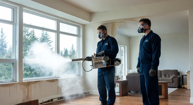 Thermal fogging odor removal